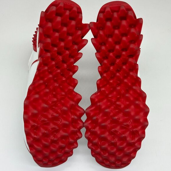 Christian Louboutin SHARKYLOUB SB Spikes Donna Leather Sneakers Shoes - Picture 13 of 14